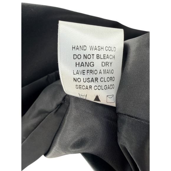 Black Fringe Shoulder Blazer Small Western Glam Rodeo Rocker Cowgirl Jacket NWOT - Picture 6 of 7